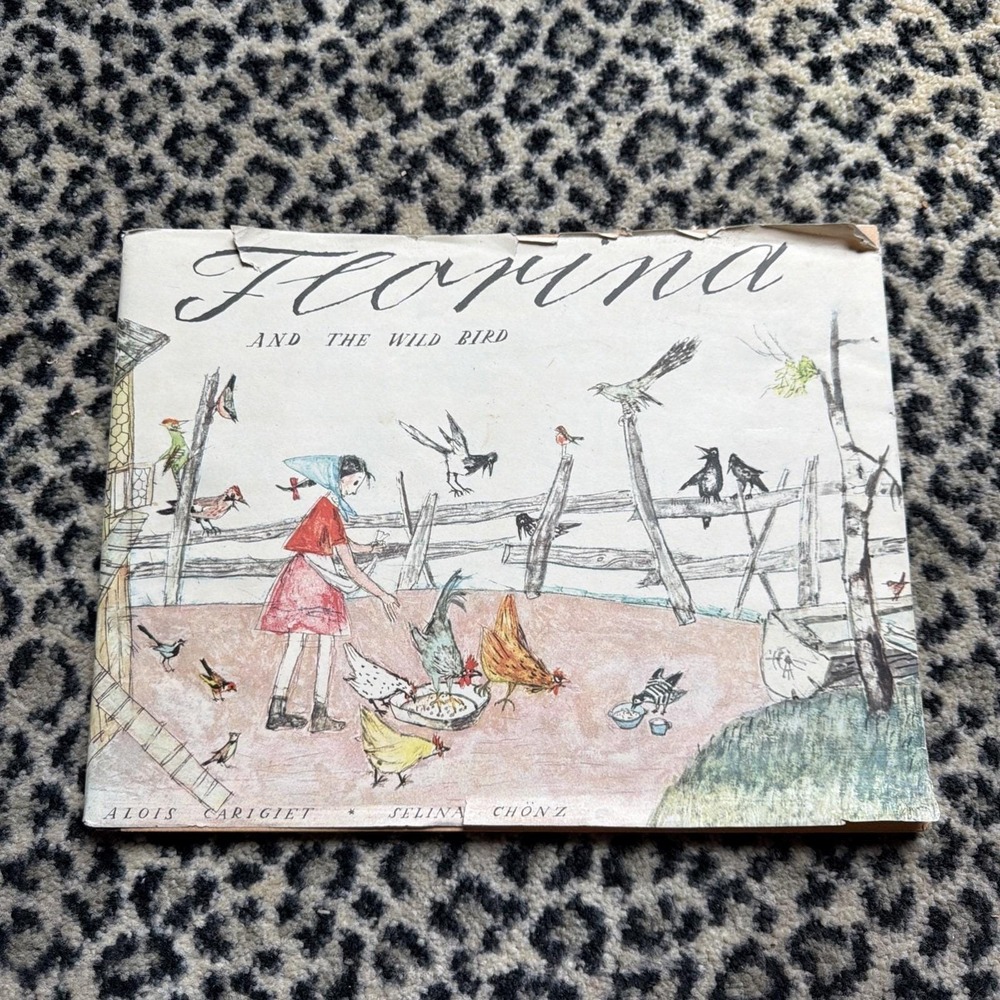VTG Florina & the Wild Bird: Selina Chöntz, ill. Alois Carigiet; 1953 Great Pics